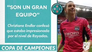 Endler impresionada con Rayadas | ONCE Diario