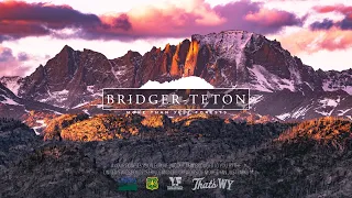 BRIDGER TETON National Forest 8K Wyoming (Visually Stunning 3min Tour)