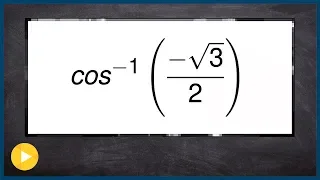 Evaluate inverse trig functions without a calculator