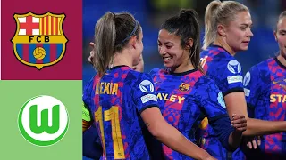 HIGHLIGHTS | Barcelona vs Wolfsburg 5-1 UEFA Women's Champions League 2021-22