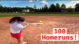 I Hit 100 Homeruns In 1 Hour!