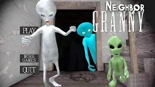 ПРИШЕЛЬЦЫ съели ЛЮДЕЙ СОСЕДИ ГРЕННИ в Зоне 51 - Alien Neighbor. Area 51 Escape Granny