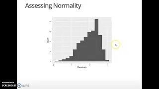 Assessing Normality & Equal Variance