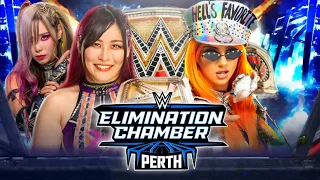 Iyo Sky vs Gigi Dolin Women's Championship Full Match WWE Elimination Chamber 2024 Highlights