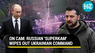 Russian 'SuperKam' Drone Destroys Ukraine's Donetsk Command Post | Watch