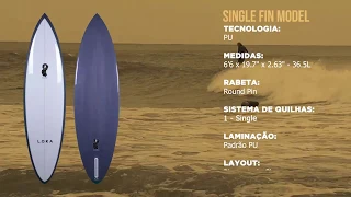 Single Fin - Prancha de surf por Lora