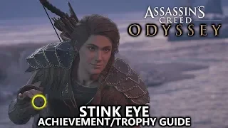 Assassin's Creed Odyssey - Stink Eye Achievement/Trophy Guide - Recover Obsidian Eye from Goat