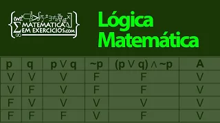 Lógica Matemática - Aula 1 - Proposições e operações lógicas - Prof. Gui