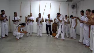 Roda com Mestre Cabeça e professores Grupo Candeias de Capoeira