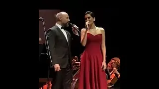 Halit Ergenc & Berguzar Korel singing  “Bir Çocuk Sevdim” (07.01.2019)