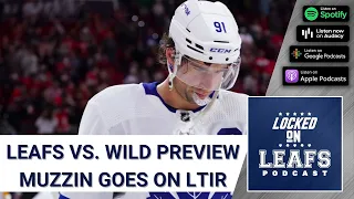 Toronto Maple Leafs place Jake Muzzin on LTIR | Maple Leafs/Minnesota Wild Game Day preview.