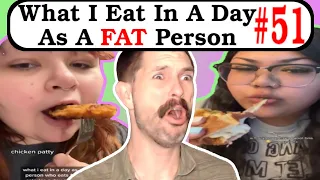 "What I Eat In A Day As A FAT Person" #51- Fat Acceptance TikTok