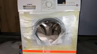 Experiment - Stretch Foil Instead of Door - on a Washing Machine