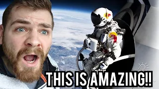 Jumping From Space! - Red Bull Space Dive BBC | EPIC HUMAN Reaction