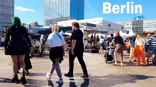 Tour at Alexanderplatz Berlin 🇩🇪  - Berlin City Walk in Germany - City Tour 4k