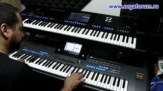 Demo Yamaha Tyros 5 vs Genos