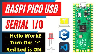 Raspberry Pi Pico USB Serial Input Output