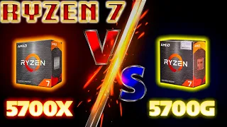 🔥Ryzen 7 5700x Vs Ryzen 7 5700g - Similar AMD Processors, BUT....