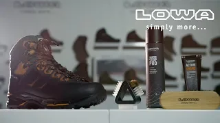 How to care for your LOWA outdoor shoes the right way