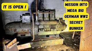 Mission into secret German WW2 MEGA bunker. It is OPEN and still German WW2 equipment inside !