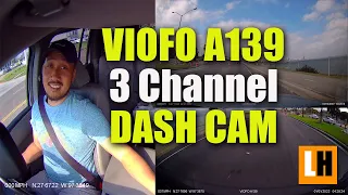 Viofo A139 Review - 3 Channel Dash Cam - Unboxing. Features, Setup, Install and Video Quality