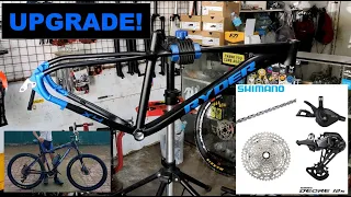 UPGRADE on a BUDGET | Ryder X4 Frame and Deore 12 Speed [TERRA Bikeshop]