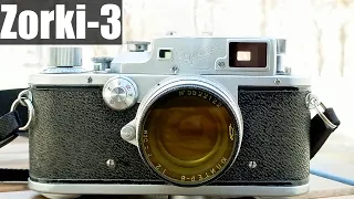 Советская дальномерка Зоркий-3 (1955) // #Kodak400TX || Обзор