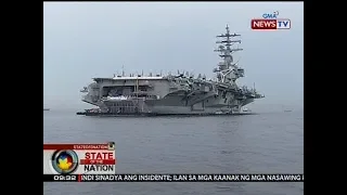 Aircraft carrier USS Ronald Reagan, muling dumaan sa South China Sea