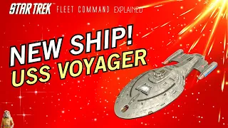 NEW SHIP Introducing the USS Voyager | How to play Star Trek Fleet Command | Outside Views STFC 2023