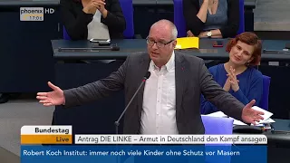 Bundestagsdebatte zum Antrag der Linken "Armut in Deutschland den Kampf ansagen" am 19.04.18