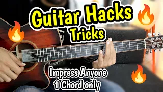 Impress Anyone 🔥 1 Finger - 1 Chord Mashup 🔥Super  Easy Trick - Perform Easily - Awesome 4 Beginners