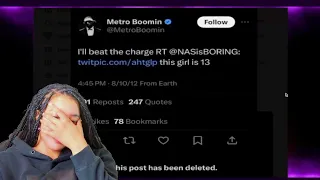 Metro Boomin Dubbed “Metro Groomin” by OVO Fans Over Shocking Tweets + I'm on WSHH 🤦🏽‍♀️ | Reaction