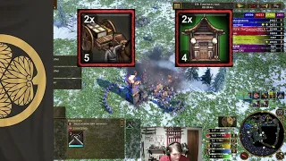 Is this the best way to Shrine Boom?!?!? AOE3DE Japan 2v2v2v2