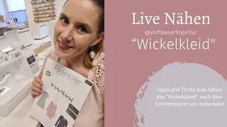 Live Nähen Wickelkkleid