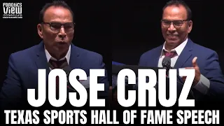 Jose Cruz Remembers MLB Journey & Being Traded to Houston Astros | Texas Sports Hall of Fame Speech