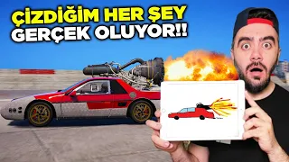 ROKET SUPRA ! ÇIZDIGIM HERŞEY GERÇEK OLUYOR - GTA 5 MODS