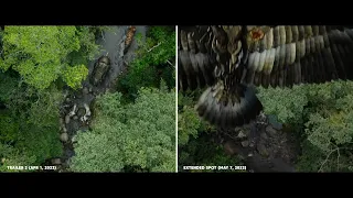 Transformers Rise Of The Beasts Trailer vs Extended Spot (Visual Comparison)