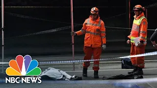 Three Stabbed In Knife Attack Near Blazing Pickup On Australian Street | NBC News