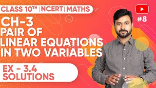 Ex 3.4 Solution Ch 3 Pair of linear equations in two variables Class 10 Maths NCERT