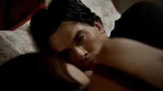 TVD 3x8 - Elena tells Damon about her talk with Rebekah, he watches her sleep | Delena Scenes HD