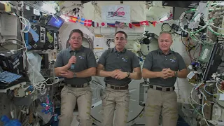 Expedition 63 Demo 2 In flight Crew News Conference - July 31, 2020