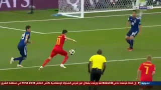 ملخص + أهداف مباراة بلجيكيا 2-3واليابان مباراة مجنونة وهدف قاتل لناصر الشادلي