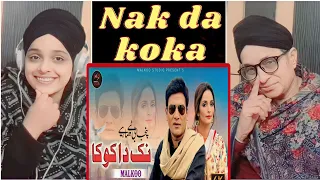 Indian Reaction to Nak Da Koka | Malkoo Ft Sara Altaf | نک دا کوکا | Tappay Mahiye