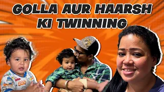 Matching Kapde Golla Aur Papa Ke👯 | TV Pe Golla Ka Kabza | Bharti Singh | Haarsh Limbachiyaa