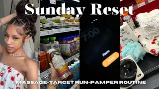 Sunday Reset…ME DAY! 7am wake up, massage, target run, pamper night| Yonikkaa