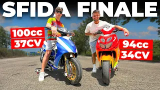 AEROX MALOSSI 94cc vs YAMAHA JOG 100cc 🏁 Quale VA PIU' FORTE?