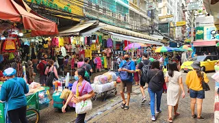 4K 🇹🇭 Walking Pratunam Market in Bangkok, Thailand (August 2023)