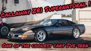 1990 Callaway Corvette ZR1 (CR-1) Supernatural is Amazing! A ride along, pulls and fly bys.