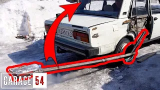 КАТАПУЛЬТА из ЖИГУЛЕЙ: СТРЕЛЯЕМ КИРПИЧАМИ ПО ....