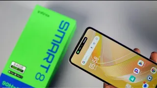 Infinix Smart 8 Unboxing and Review. It has a Magic Ring